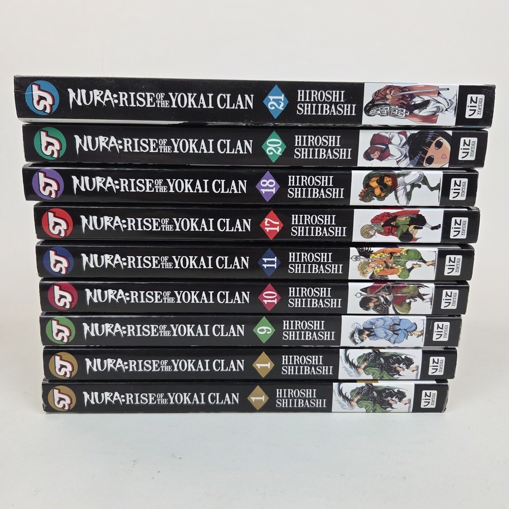 Nura: Rise Of The Yokai Clan Manga Lot 1,1,9,10,11,17,18,20,21 First Printing
